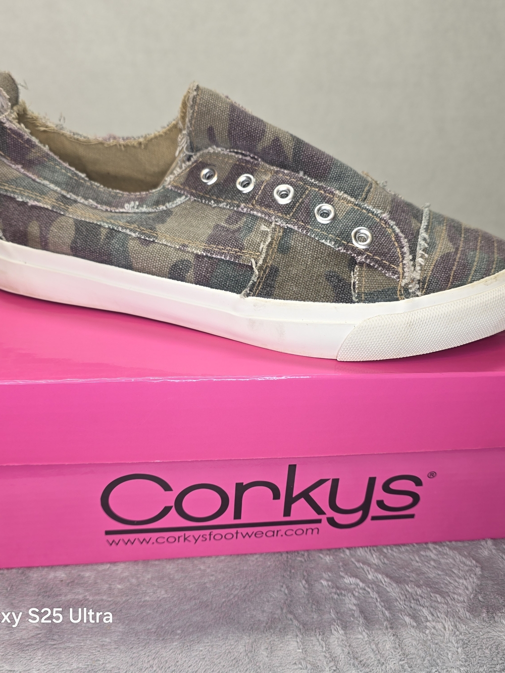 Corkys Camouflage Slip-On Sneaker in Camo